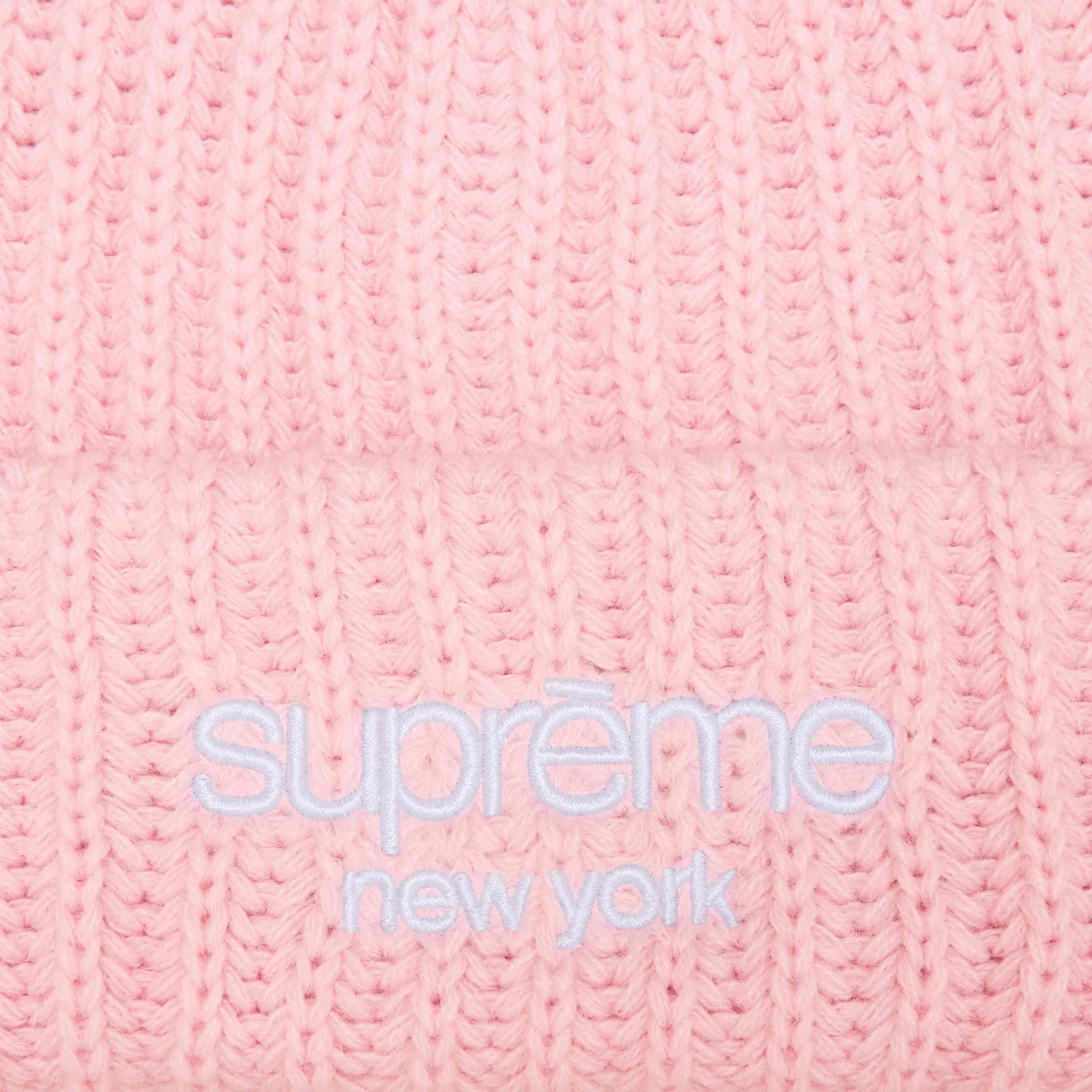 Classic Logo Chunky Ribbed Beanie view 5